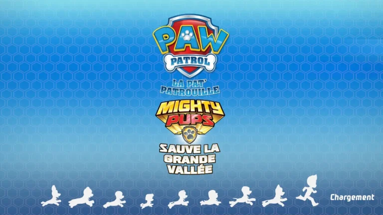 Ecran de chargement de la Pat Patrouille